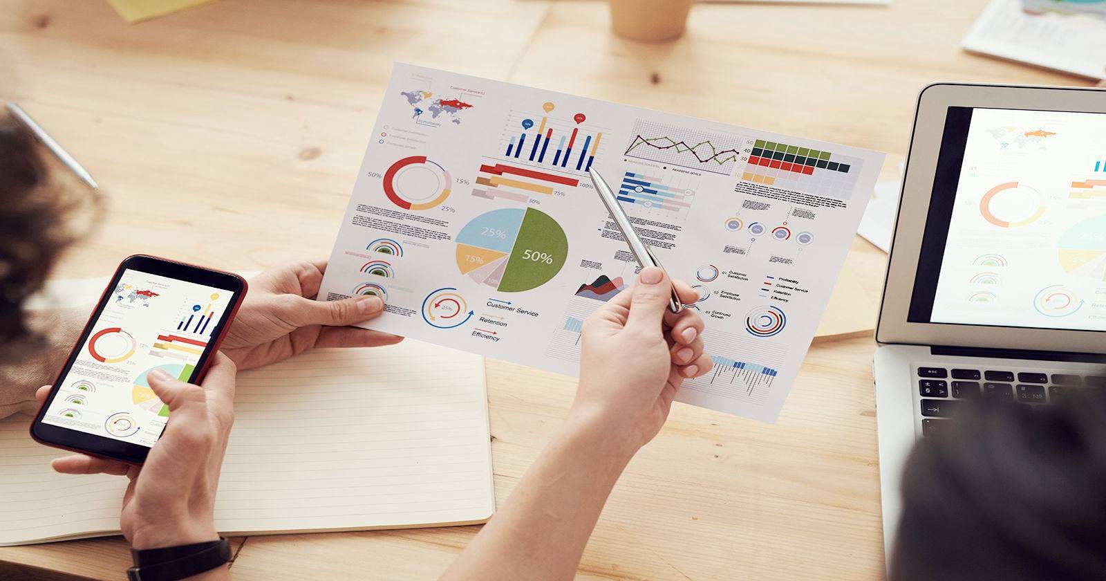 Рабочая временная шкала проекта на экране