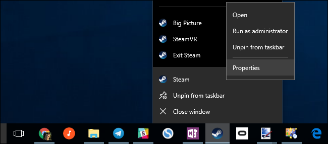 Окно свойств приложения — вкладка совместимости