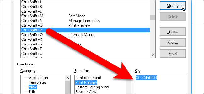 Настройка горячих клавиш в LibreOffice