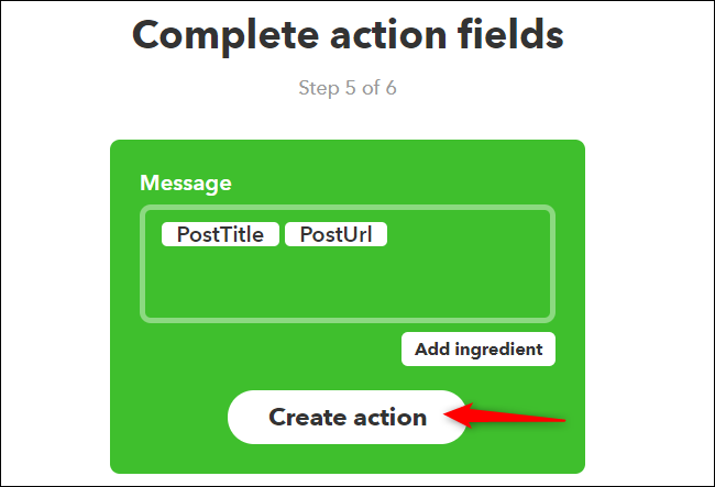 Управление апплетами в IFTTT