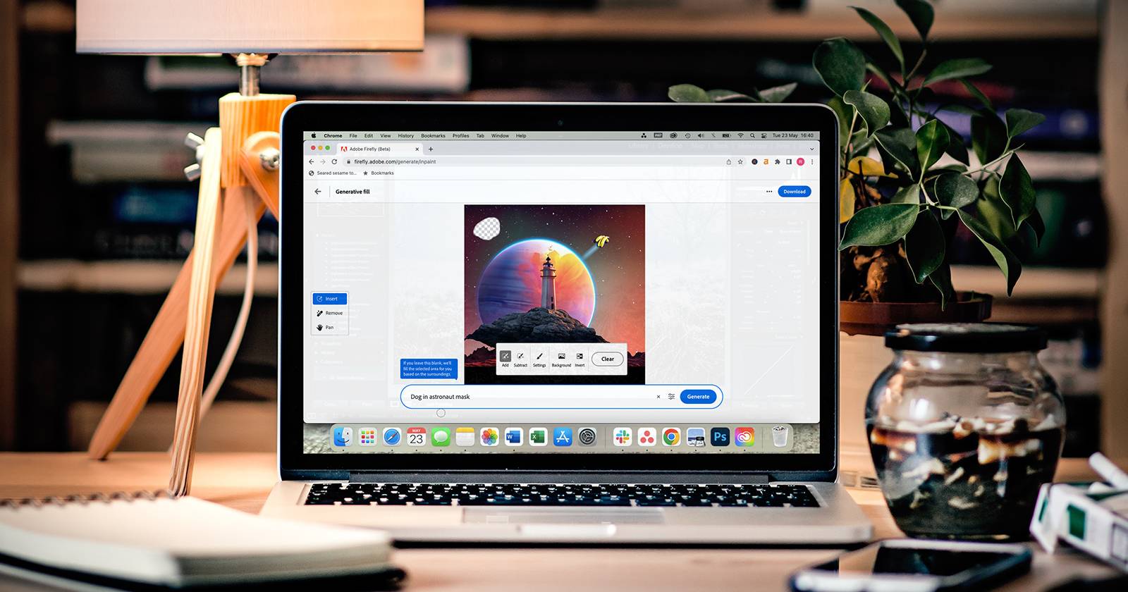 Generative Fill в Adobe Firefly: как пользоваться