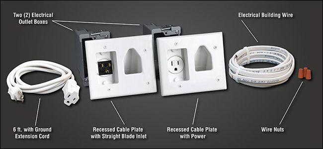 Набор для скрытия проводов и декоративный кабель-канал