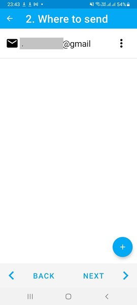 Запрос доступа к контактам и подтверждение адреса