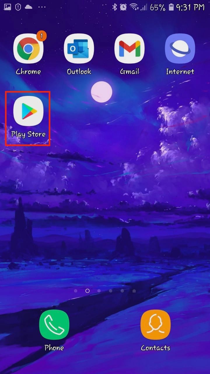 Иконка Google Play на Android