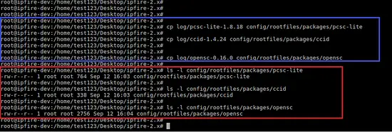 Копирование rootfiles в config/rootfiles/packages/