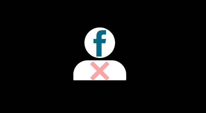 Символ деактивированного Facebook‑аккаунта — серый аватар и сообщение об отсутствии профиля