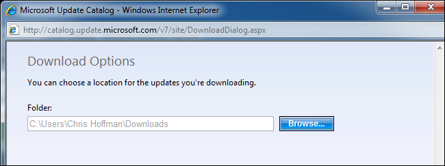 Выбор папки для загрузки файла