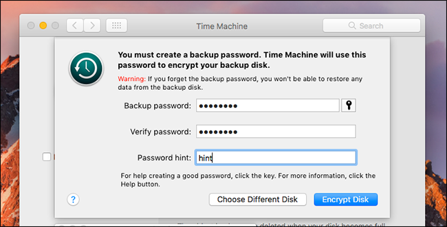 time-machine-encrypt-options