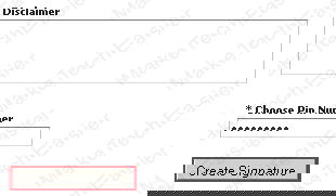 Кнопка для создания подписи на странице генератора