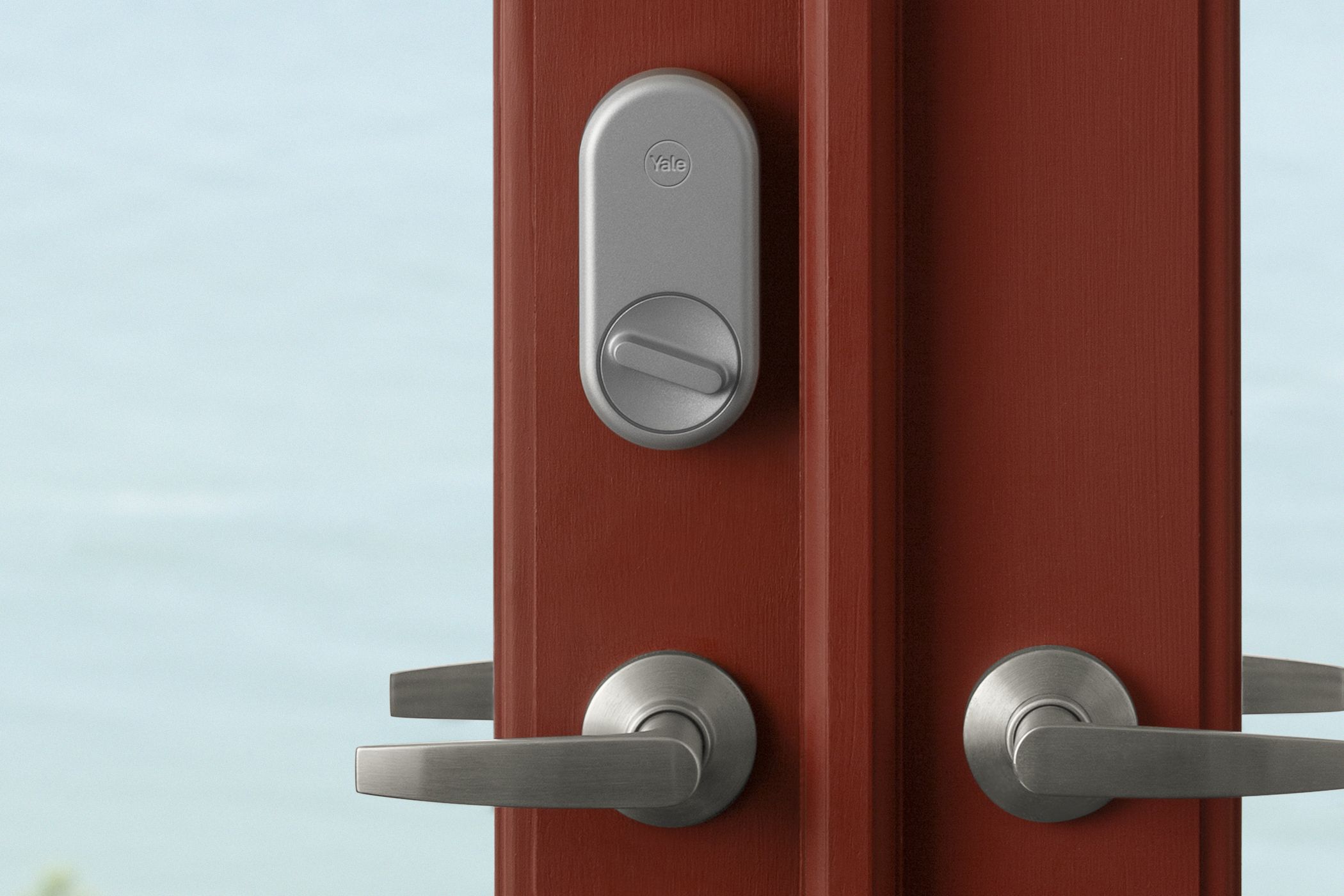 Both sides view of the Yale Smart Lock.