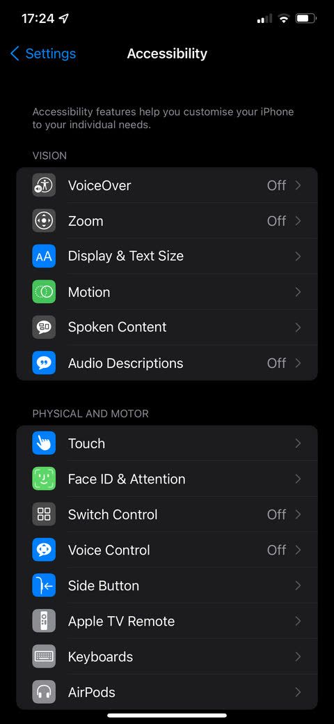 параметры универсального доступа