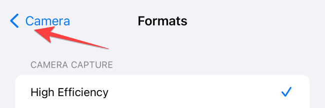 Параметры записи видео в настройках камеры.