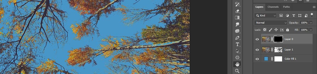 Создание инвертированной маски