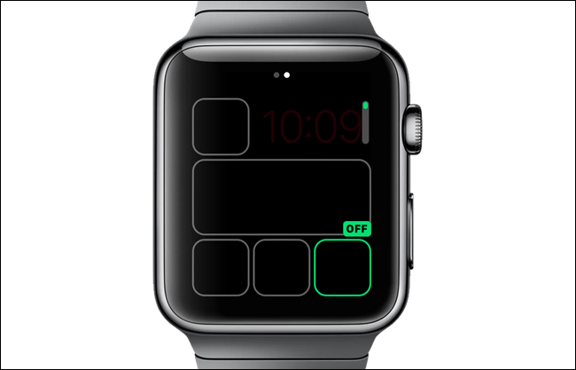 Минимальный красный модульный циферблат без компликаций