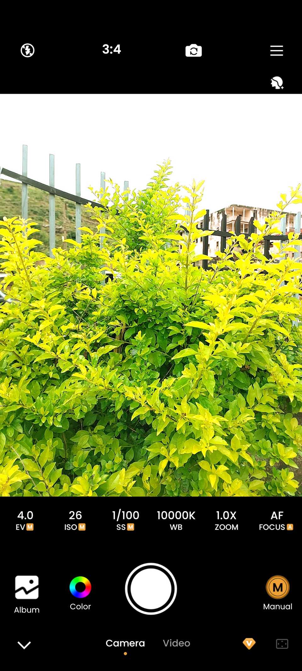 screenshot of relens camera open