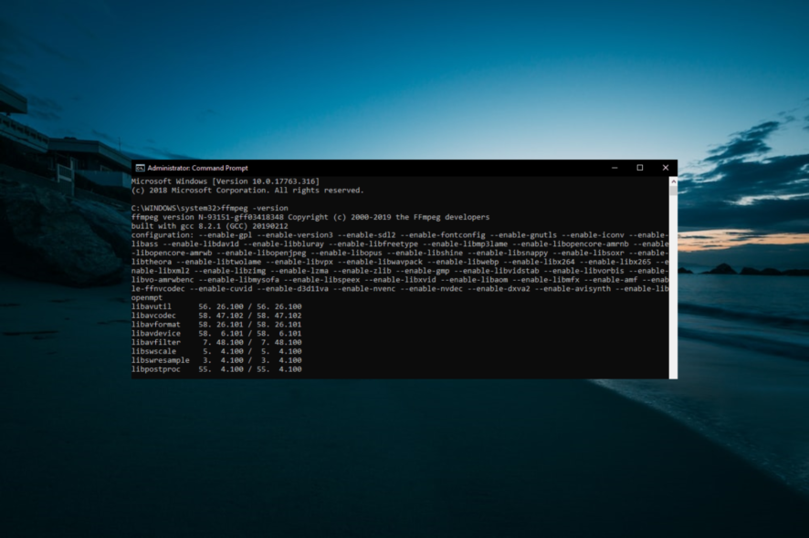 Установить FFmpeg на Windows 10 — быстрый гид