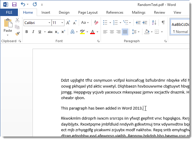 Редактирование импортированного PDF в Word