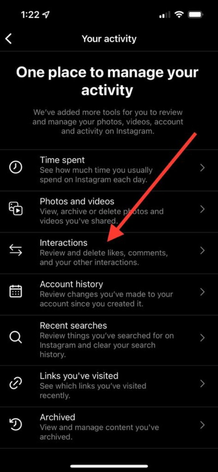 iOS: Interaktionen öffnen