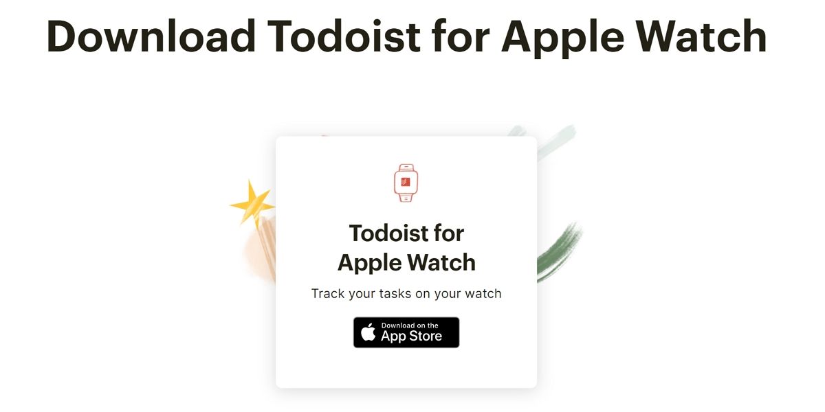 страница Todoist для Apple Watch