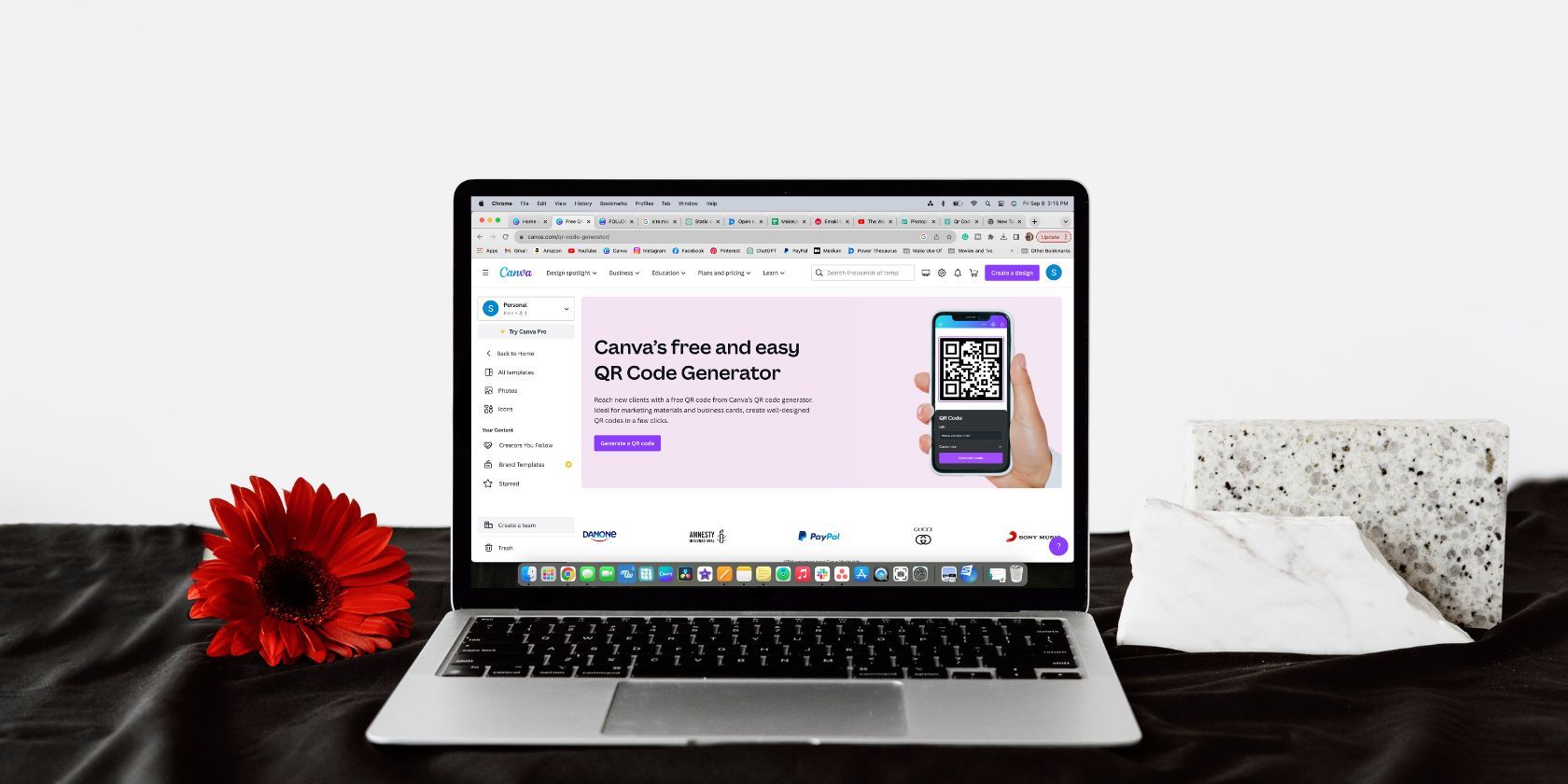 Создать QR‑код в Canva: статический и динамический