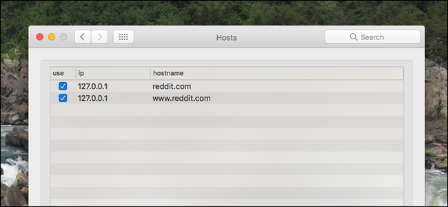 Редактирование hosts на macOS через Hosts Preference Pane