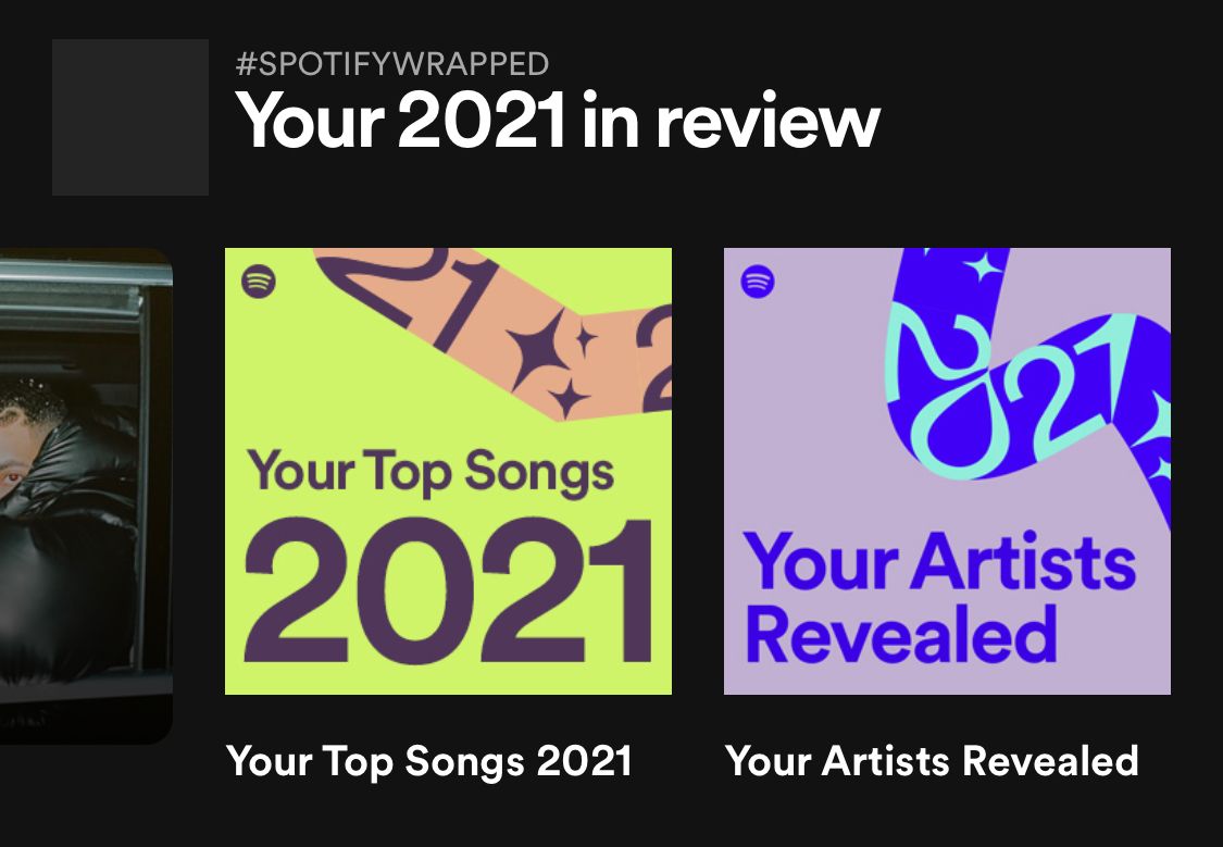 Плейлист топ-песен 2021 года в Spotify