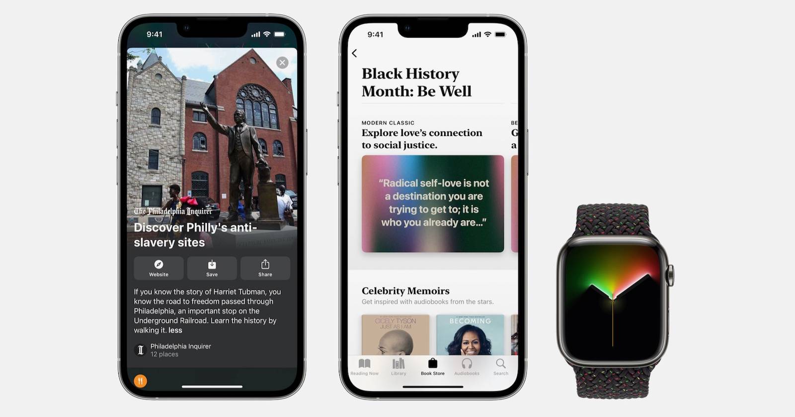 Unity Lights: циферблат Apple Watch для Black History Month