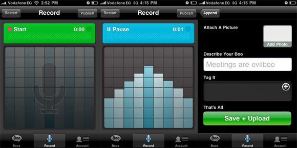 Управление загрузками и геотегами в AudioBoo
