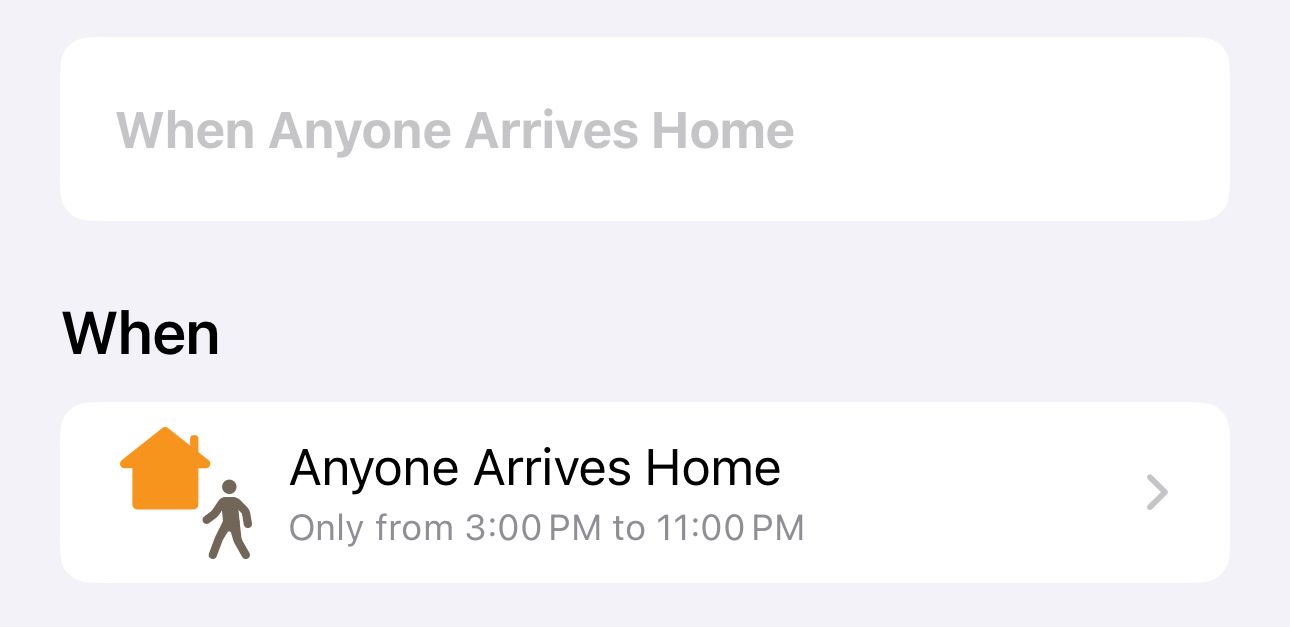 Проверка времени в автоматизации HomeKit.
