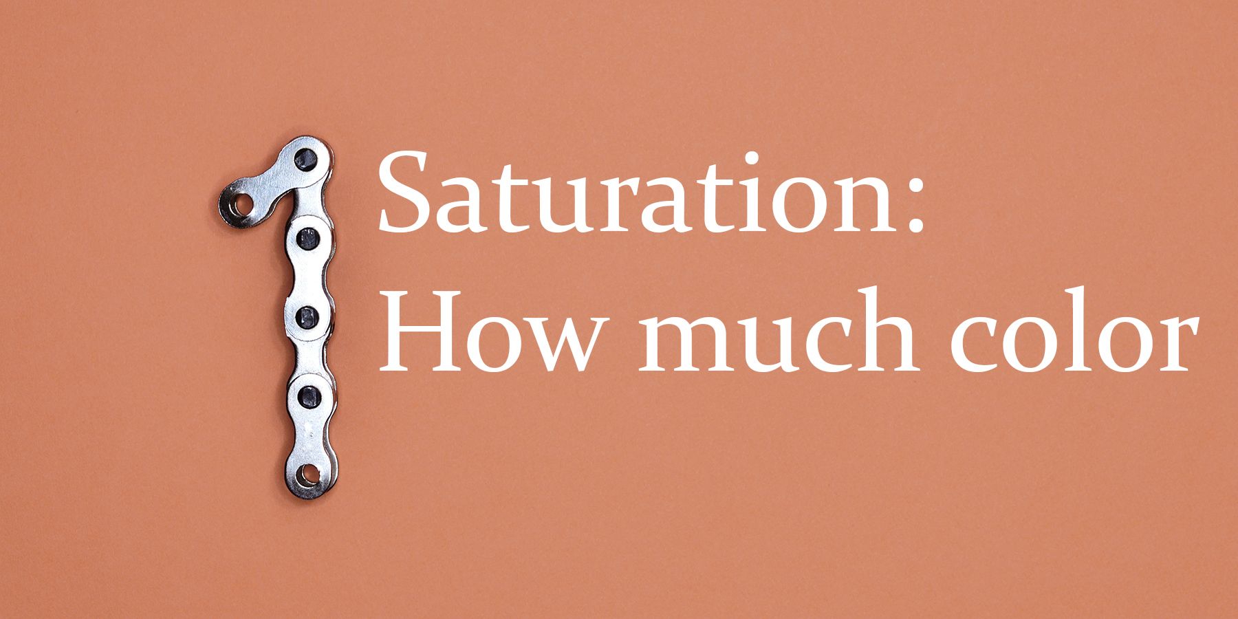 Схема: Saturation — степень насыщенности цвета