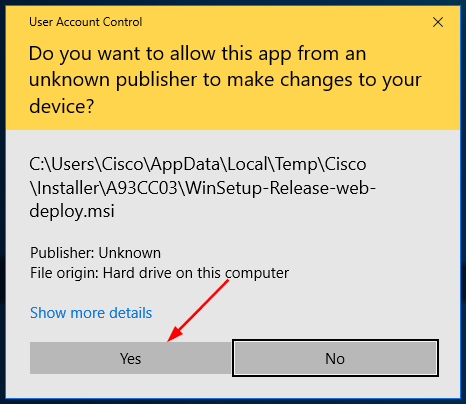 Запрос контроля учётных записей