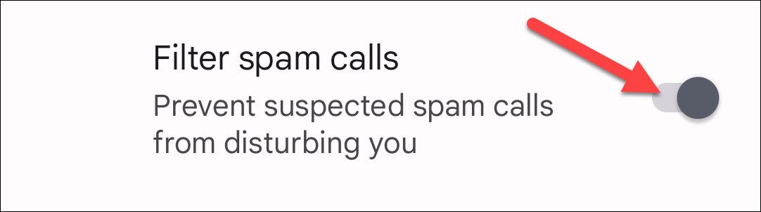Включите «Фильтровать спам‑вызовы».