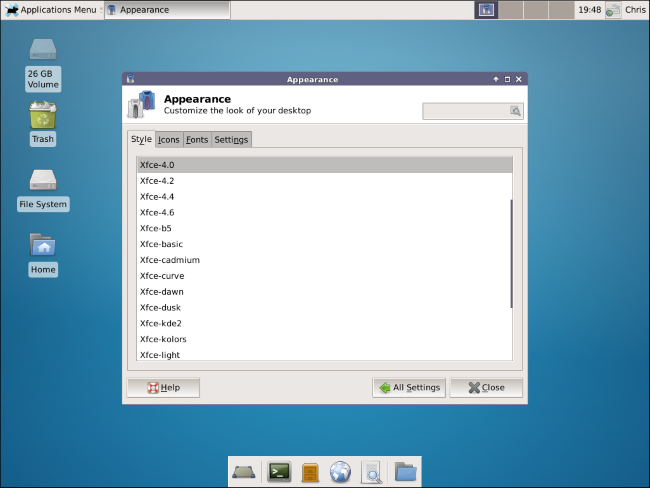 Исправление некорректной темы Xfce на Ubuntu