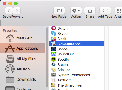 Окно запроса автозапуска SlowQuitApps
