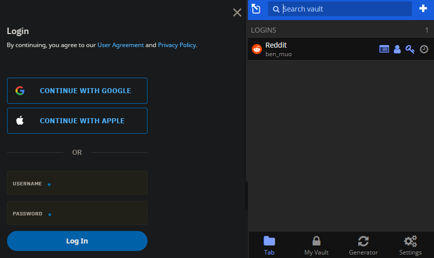 Bitwarden Autofill Website