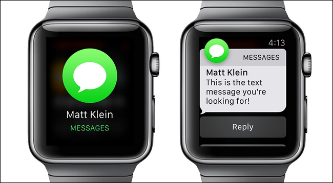 Скрытые уведомления на экране Apple Watch