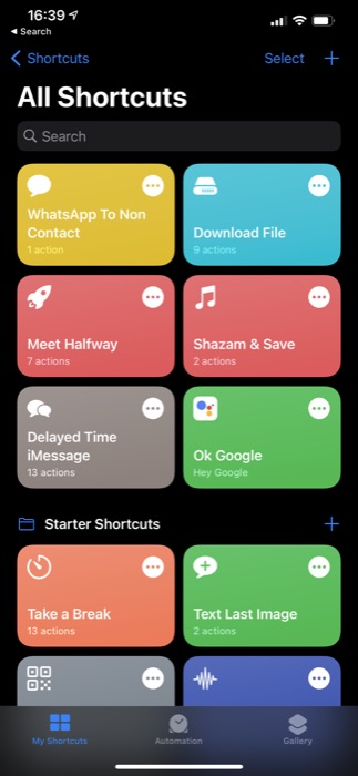 message unsaved contacts on whatsapp via siri shortcuts