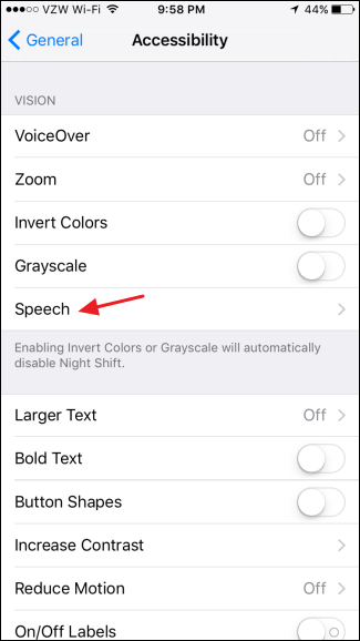 Раздел Речь в универсальном доступе