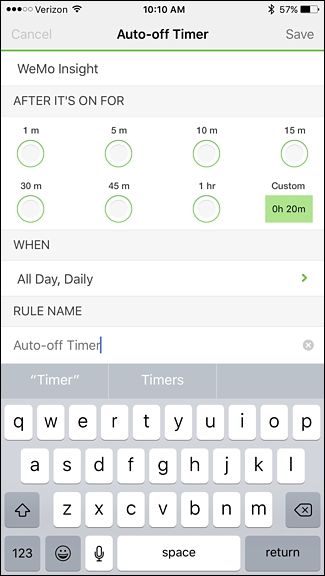 Поле для имени правила («Rule Name»)