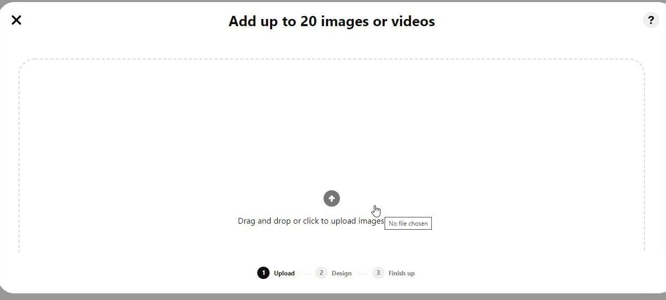 Upload design ideas on Pinterest