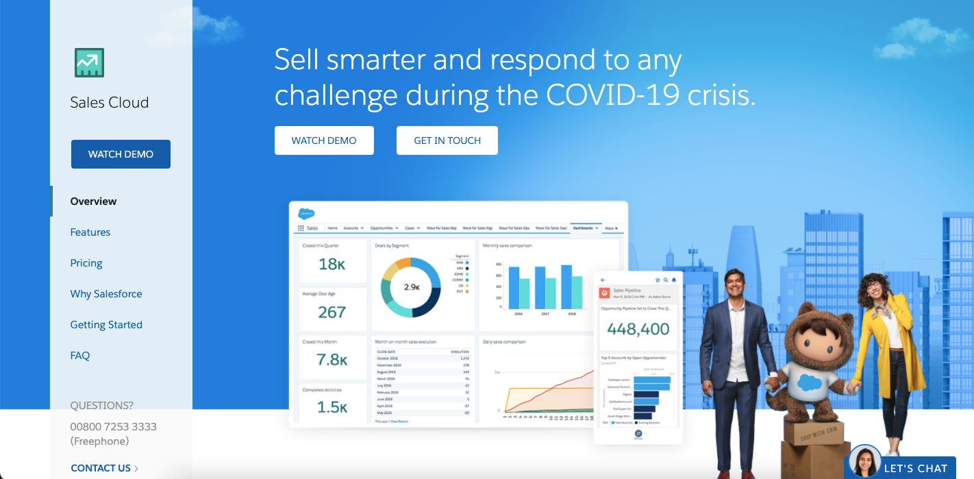 Функции Salesforce: управление продажами