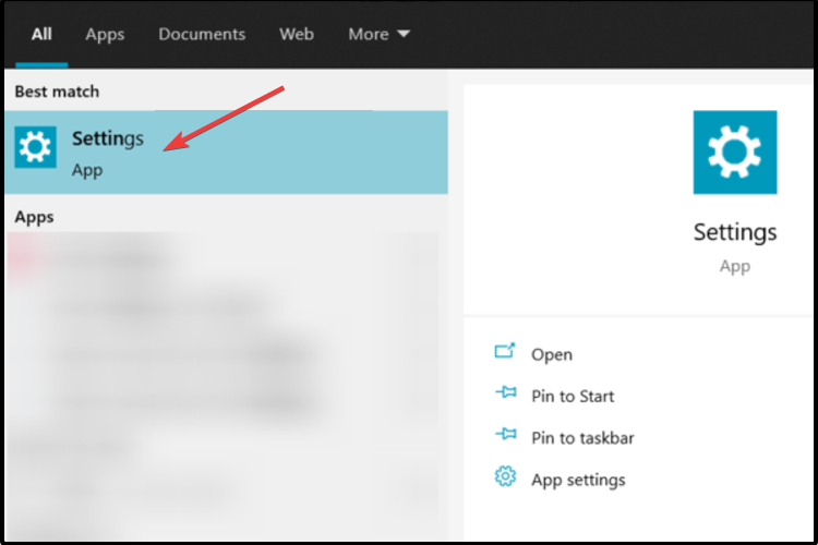 Окно настроек конфиденциальности: Микрофон