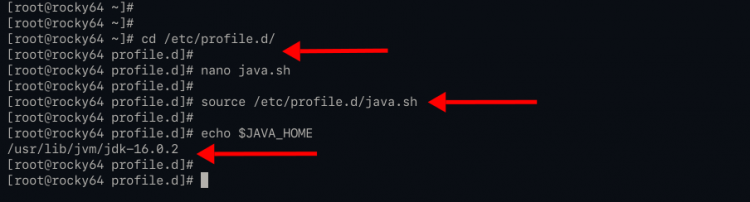 Проверка системной переменной JAVA_HOME