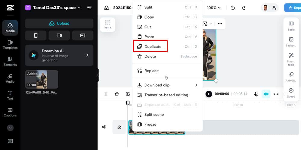 Дублировать видео