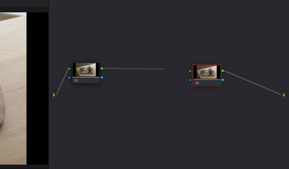 Reconnecting Nodes in Resolve.