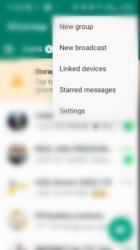 Подсказка для подключения устройств в WhatsApp