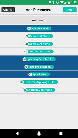 Пример заполненной строки в Google Sheets