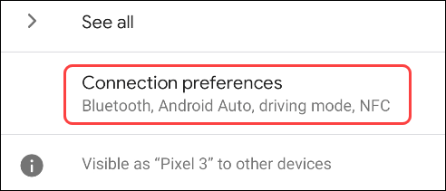 нажмите параметры подключения