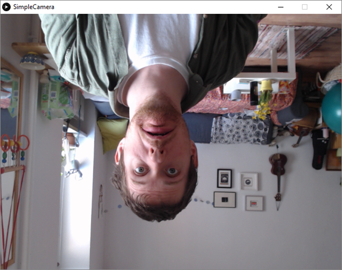 переворот видео в Processing