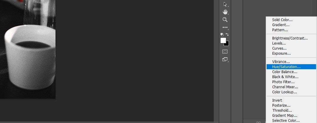 создать третий корректирующий слой Оттенок/Насыщенность